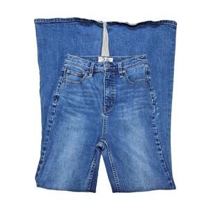 We The Free Womens Size 26 Medium Wash Curvy Denim Bell Bottom Jeans 70s